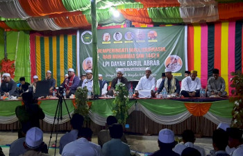 Peringatan Maulid Nabi Muhammad SAW Di Dayah Diniyah Islamiyah Darul Abrar, Gampong Paloh Batee Kota Lhokseumawe - Foto : Doc.panitia
